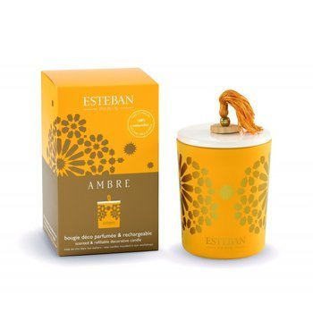 Esteban Paris Parfums świeca zapachowa Ambre naturalny wosk 170g