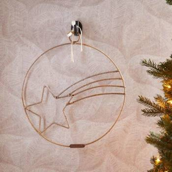 Riviera Maison Gwiazda Betlejemska Rattan Xmas Star Wall Decoration 40cm