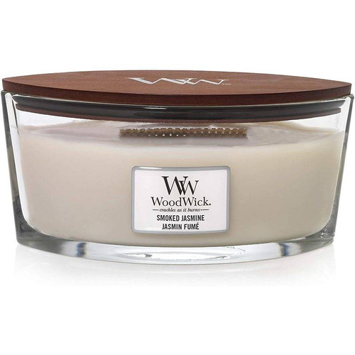 Świeca zapachowa elipsa Woodwick Hearthwick Smoked Jasmine 453,6g