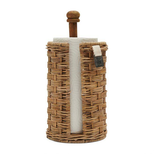 Riviera Maison Stojak na ręcznik papierowy RR Weave Kitchen Roll Holder 31x14 rattan OUTLET