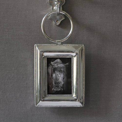 Riviera Maison Ramka na zdjęcie 10x15 Cordoba Photo Frame Rect aluminium srebrna 37x19cm
