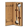 Riviera Maison, łyżki do sałaty, Perfect Salad Servers, drewno, stal nierdzewna, 31,5x3x11cm