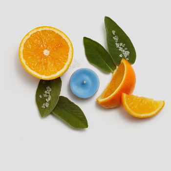 Partylite Tealight zapachowy Sea Salt & Sage kolor kremowa biel 1 szt