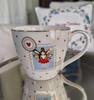 Kubek świąteczny porcelanowy Greengate Mug Cindarella xmas white 9x10cm kolor biały 300ml