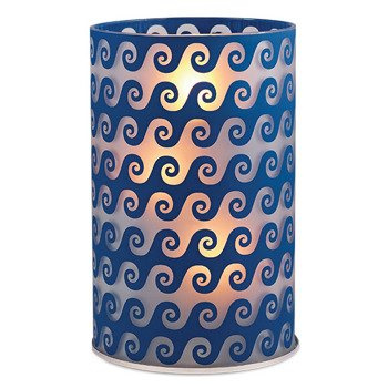 Fale Morza Egejskiego - świecznik by JONATHAN ADLER.