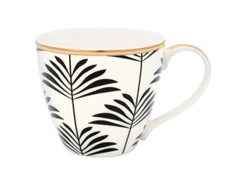 Green Gate Kubek porcelanowy Maxime Black Gate Noir 9x9cm.