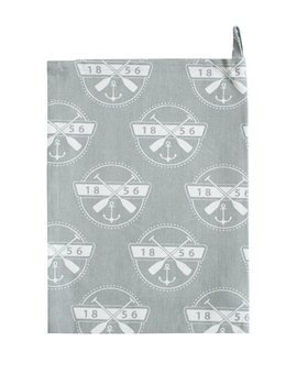 Krasilnikoff ręcznik kuchenny bawełniany szary 1856 50x70cm