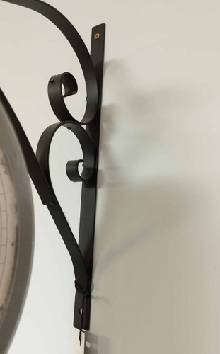 Zegar dworcowy dwustronny Vintage Port Belldeco