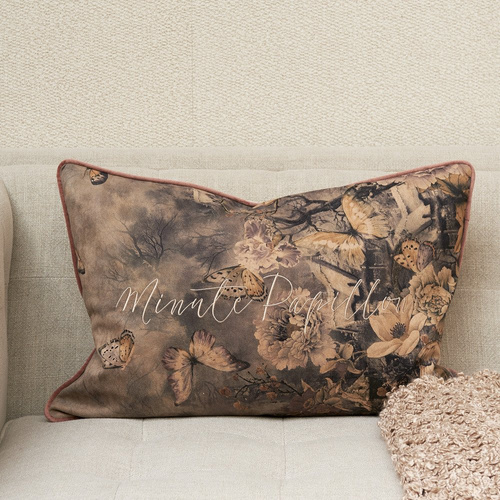 Riviera Maison, poszewka, La Belle Époque Minute Papillon Pillow Cover 65x45, polyester, 45x65cm