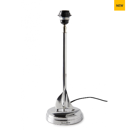 Riviera Maison, lampa stołowa, Sailing Yacht Table Lamp, srebrna, aluminium, 45cm.