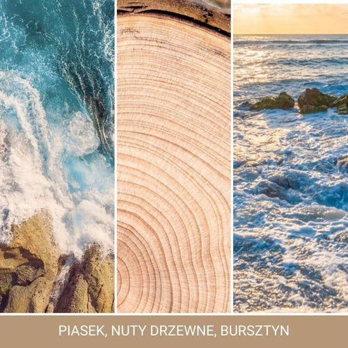 Yankee Candle Signature Świeca zapachowa Amber & Sandalwood Bursztyn i Drzewo Sandałowe duży tumbler 567g dwa knoty wosk sojowy