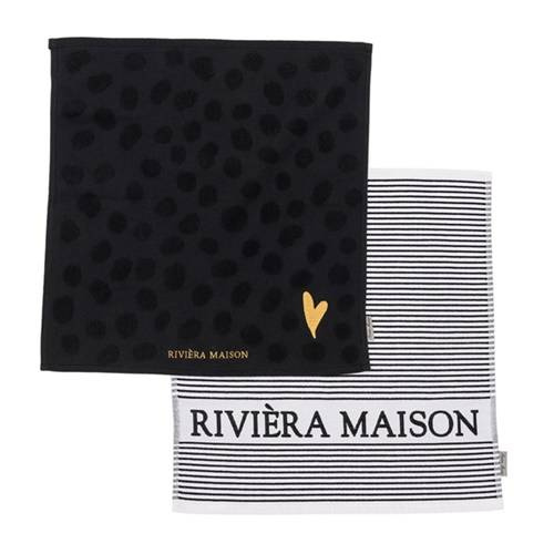 Riviera Maison Ręcznik kuchenny Dots & Stripes Kitchen Towels 2 pcs bawełna kpl 2 szt