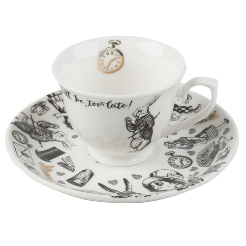 Filiżanka do espresso Alice in Wonderland.
