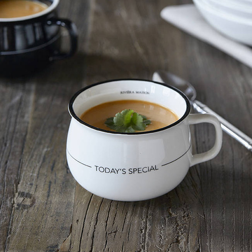 Riviera Maison Kubek na zupę Today's Special Soup Bowl 700ml h 8,5cm średnica 12cm