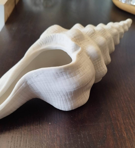 Muszla Porcelanowa biała 25x10 H7,5cm