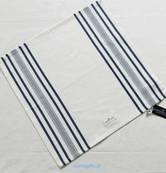Greengate Serwetka bawełniana Cotton Napkin GLANCE BLUE kolory biały i granat 40x40cm