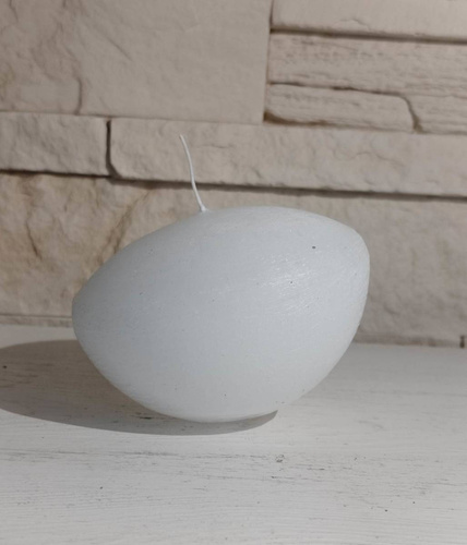 Świeca pływająca Rustic biała 10x6cm czas palenia około 30h