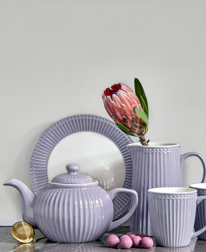 Kubek porcelanowy Alice Greengate Lavender lawndowy H 9,5cm 350ml