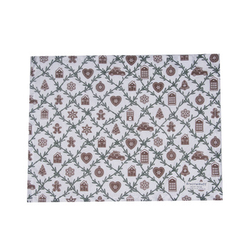 Podkładka materiałowa na stół Gingerbread Diagonal Placemat Krasilnikoff Danish Design 34x46cm 100% bawełna