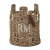 Riviera Maison Świecznik rattanowy Rustic Rattan House Votive 17x15cm