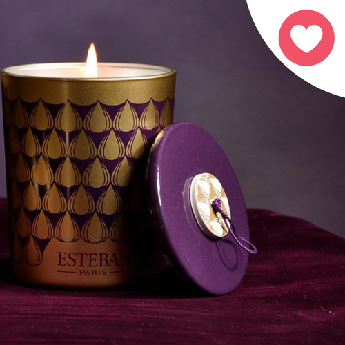 Esteban Paris Parfums świeca zapachowa Figue Noire naturalny wosk 170g