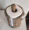 Riviera Maison Stojak na ręcznik papierowy RR Weave Kitchen Roll Holder 31x14 rattan OUTLET