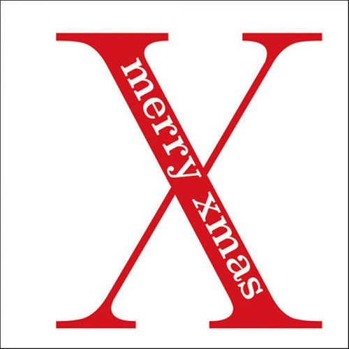 Serwetki papierowe świąteczne Ambiente Big X Red lunchowe 33x33cm op.20szt