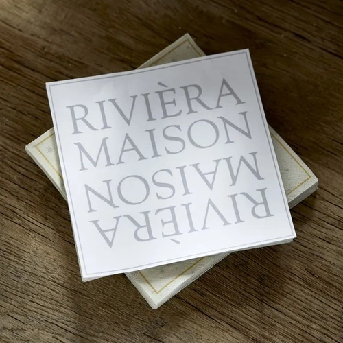 Riviera Maison Serwetki papierowe lunchowe Paper Napkin RM Branding 33x33cm 20szt/paczka