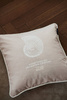 Lexington Poszewka na poduszkę Ocean Treasures Sea Embroidered Recycled Cotton Pillow Cover beżowa 50x50 cm 100% bawełna