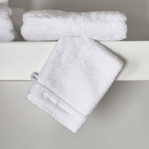 Rękawica kąpielowa Riviera Maison RM Hotel Washcloth white biała 