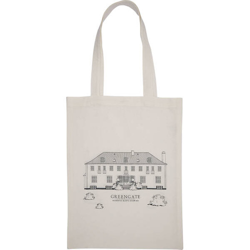 Grengate Torba na zakupy biała Cotton Bag Greengate white 45x34cm bawełna 