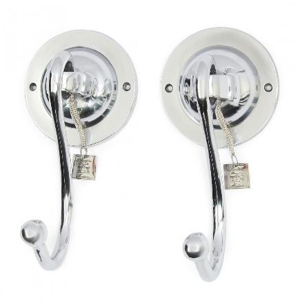 Riviera Maison haki uchwyty do zasłon Tremont House Curtain Hook 2pcs aluminium 11x22x11cm