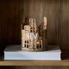 Riviera Maison Świecznik rattanowy Rustic Rattan House Votive 17x15cm