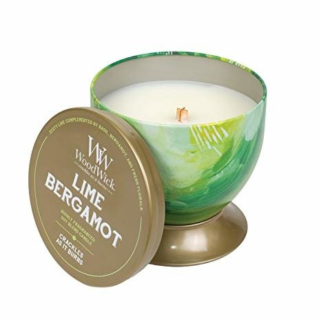 Woodwick, świeca średnia, Lime Bergamot, 241g.