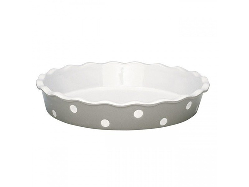 GREENGATE, forma do pieczenia, PIE DISH, ceramiczna, szara, 26,5cm