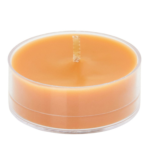 Partylite Tealight zapachowy FRANKINCENSE AND MYRRH Żywica i kadzidło kolor ciemny pomarańcz 1 szt