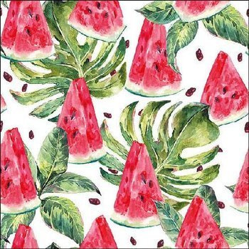 Ambiente serwetki papierowe lunchowe 33x33cm Melon