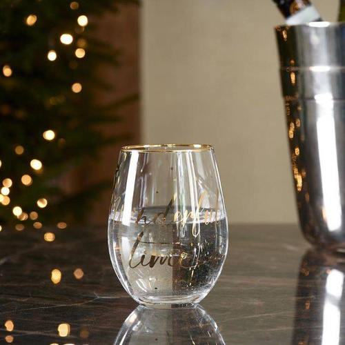 Riviera Maison Szklanka do napojów Celebrate Water Glass 12cm