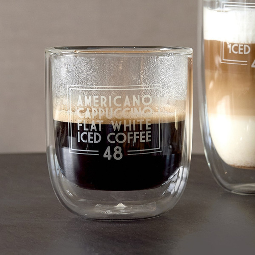 Szklanka termiczna do kawy Riviera Maison Loe Coffee Double Wall Glass M 250ml H5,5cm