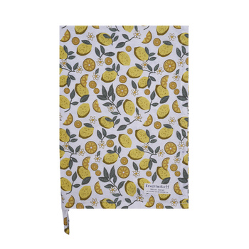 Ręcznik kuchenny Cytryny Lemons Yellow Krasilnikoff Danish Design kolor żółty /biały/zielony50x70cm 100% bawełna.