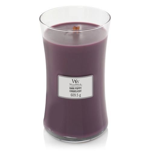 Woodwick, świeca zapachowa, Dark Poppy, duża, 609,5g