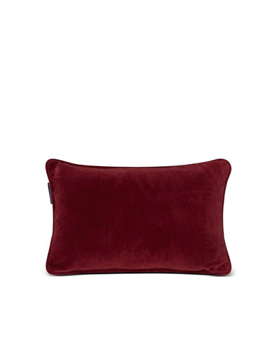Lexington Poduszka Christmas Cotton Velvet pillow Red 30x50cm bordo zawiera wypełnienie 100% bawełna