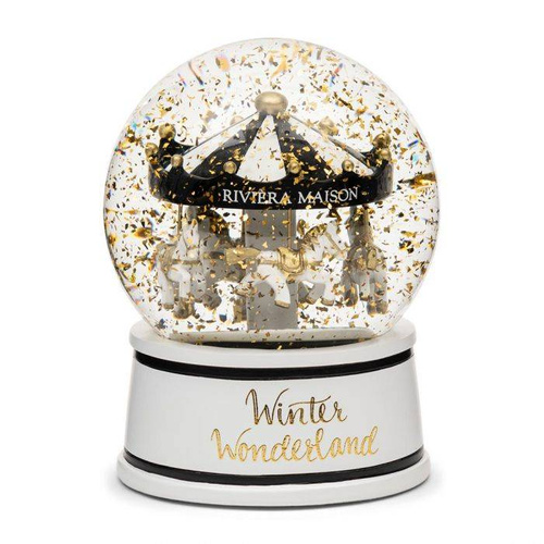Riviera Maison Śnieżna kula świąteczna RM Winter Wonderland Snowglobe H16cm x 12cm