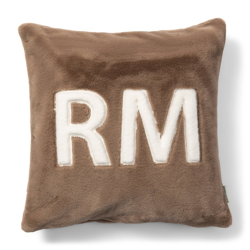 Riviera Maison Poszewka na poduszkę Bachant Faux Fur PillowCover 50x50 kolor brązowy