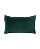 Lexington Poduszka Świąteczna Kamieniczka zielona Winter House Organic Cotton Velvet 50x30 cm kolor zielony 100% bawełna