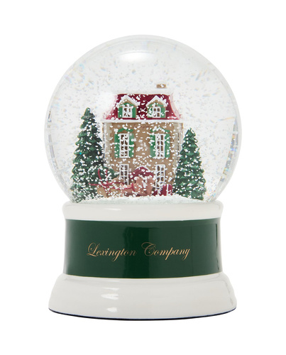 Kula śnieżna świąteczna Kamieniczka Lexington 14x10cm