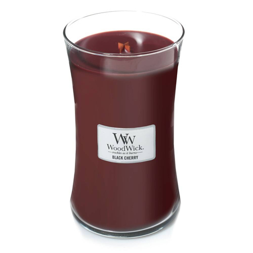 Świeca zapachowa Woodwick Black Cherry duża 610g