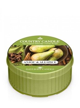 Świeca zapachowa maxi tealight Country Candle daylight Anjou & Allspice 42g czas palenia 12h.