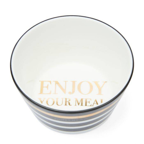 Miseczka porcelanowa Riviera Maison Enjoy Your Meal Bowl 250ml 6x10cm