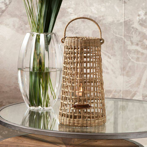 Riviera Maison Latarnia rattanowa RR Chandra Lantern M H35x18cm